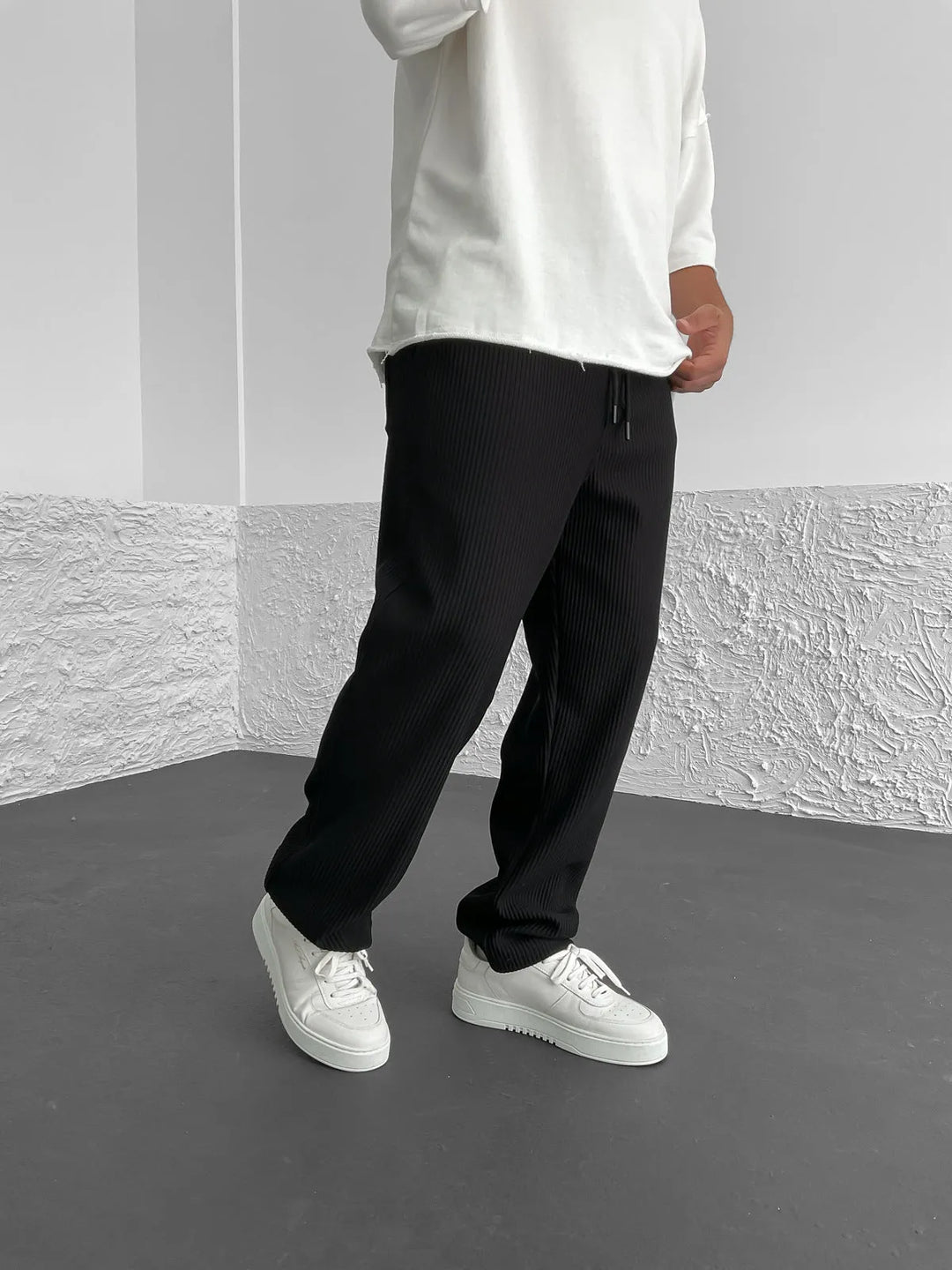 Sami | Pantalon Confortable Côtelé En Spandex