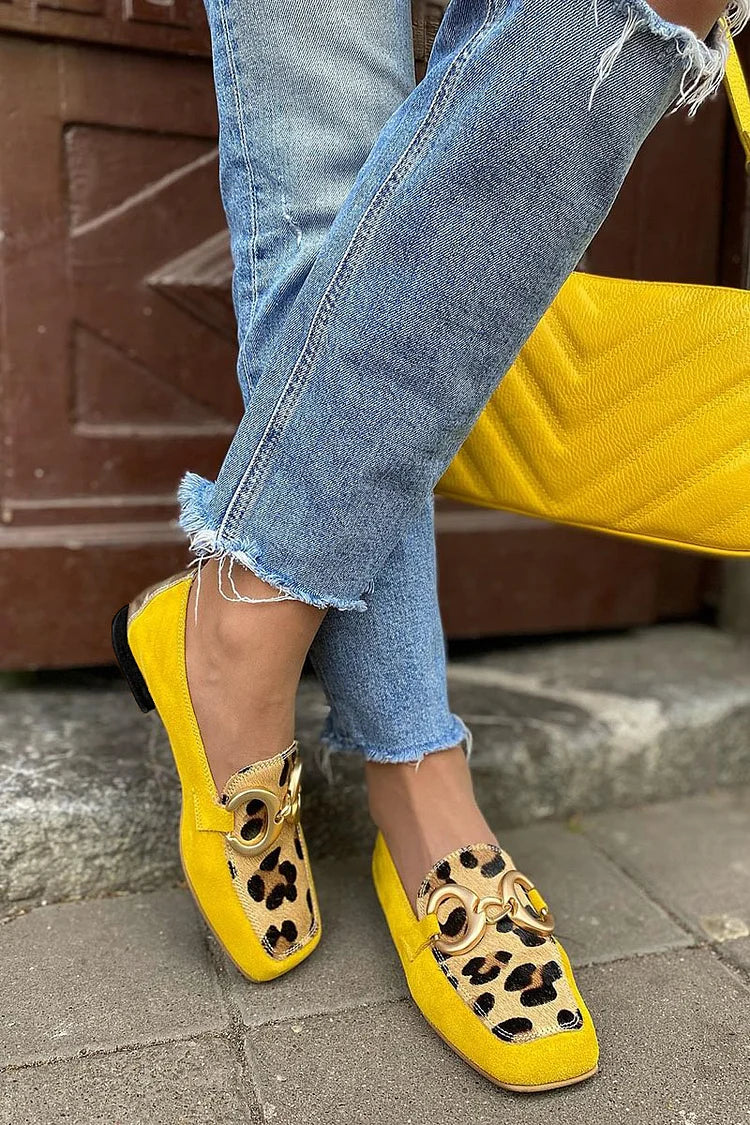 Scarlett | Mocassin avec imprimé animal