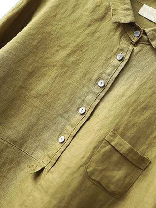 Elvie | Blouse Linne Élégante pour l'Été