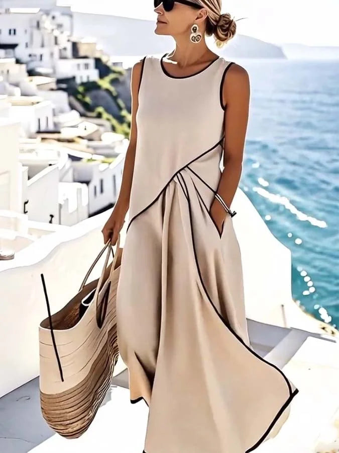 Maisy | Robe sans manches élégante