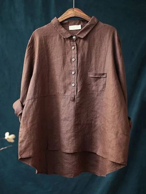 Elvie | Blouse Linne Élégante pour l'Été