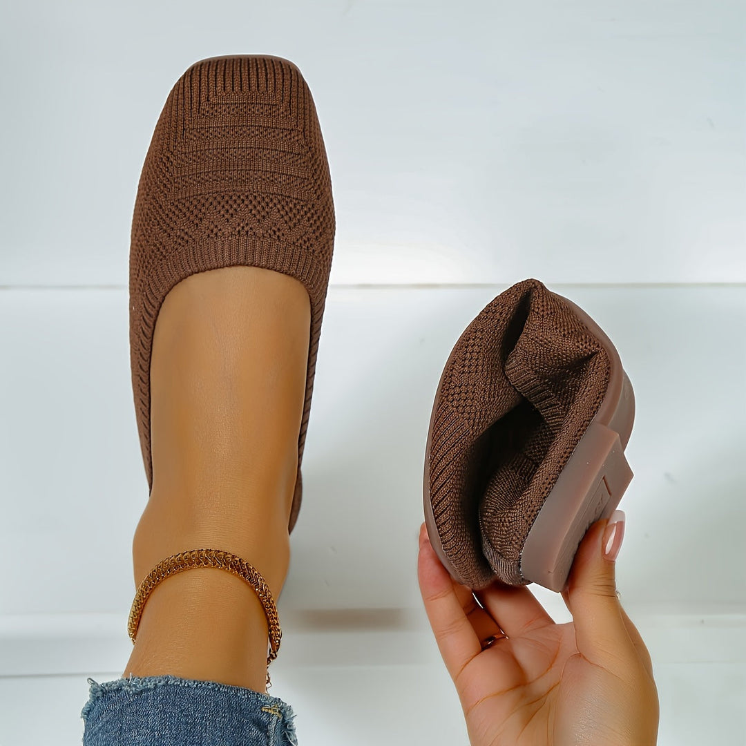 Olia | Ballerines Tissu Tissé Confort