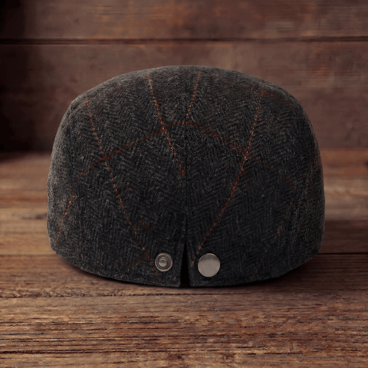 Conrad | Casquette en Herringbone à Rayures