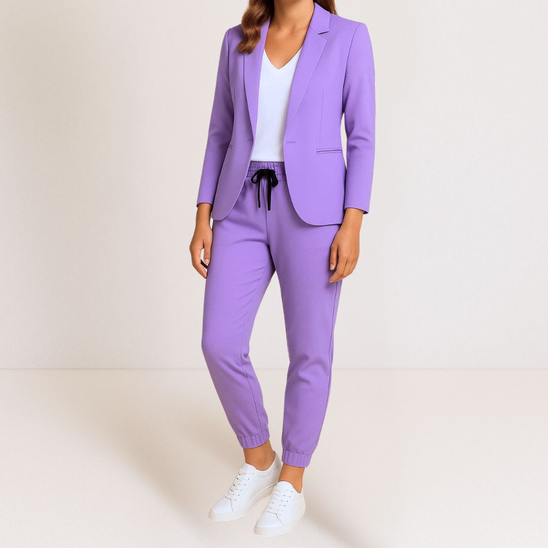 Blanche | Élégance Moderne dans un Ensemble Confortable