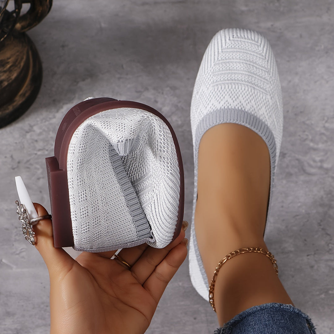 Olia | Ballerines Tissu Tissé Confort