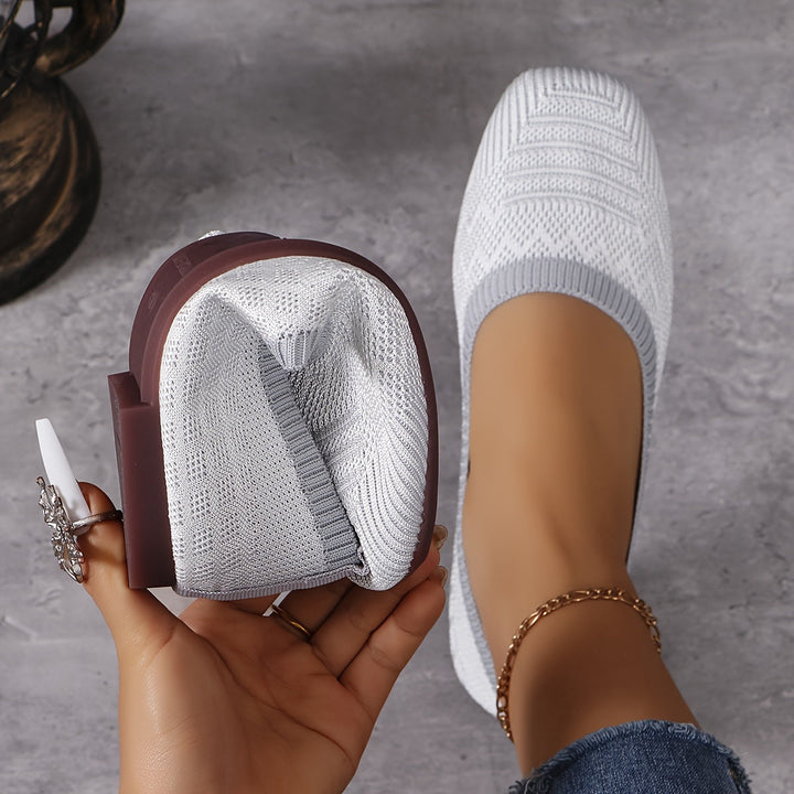 Olia | Ballerines Tissu Tissé Confort