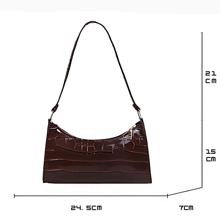 Véronique | Sac en Cuir Brillant