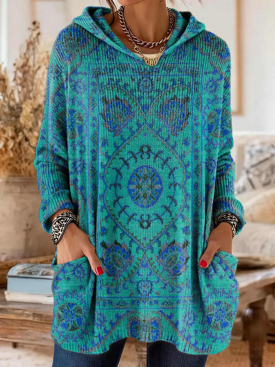 Renée | Tunique en maille rétro confortable