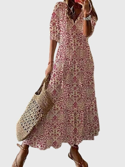 Alba | Robe d'été vintage bohème