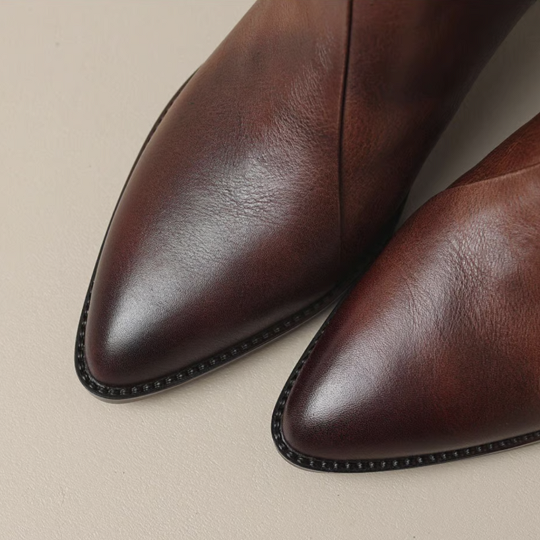 Camille | Les Bottines de Luxe à Talon Bas