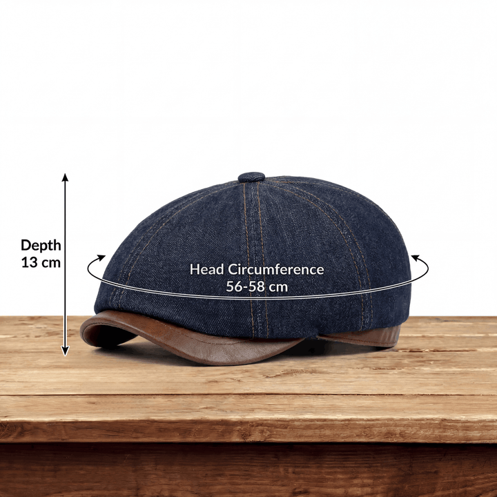 Élias | Casquette en Denim de Travailleur