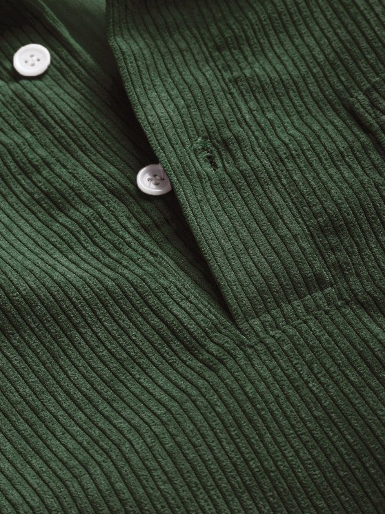 Robert | Chemise Manches Longues Demi-boutons Pour Homme