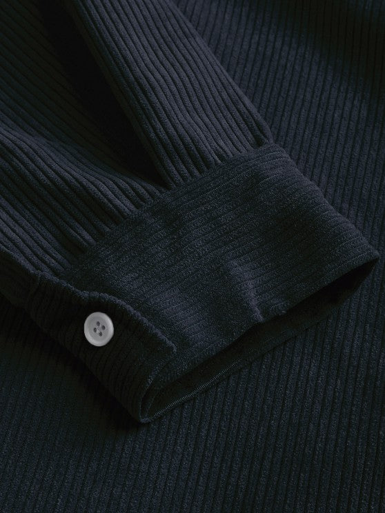 Robert | Chemise Manches Longues Demi-boutons Pour Homme