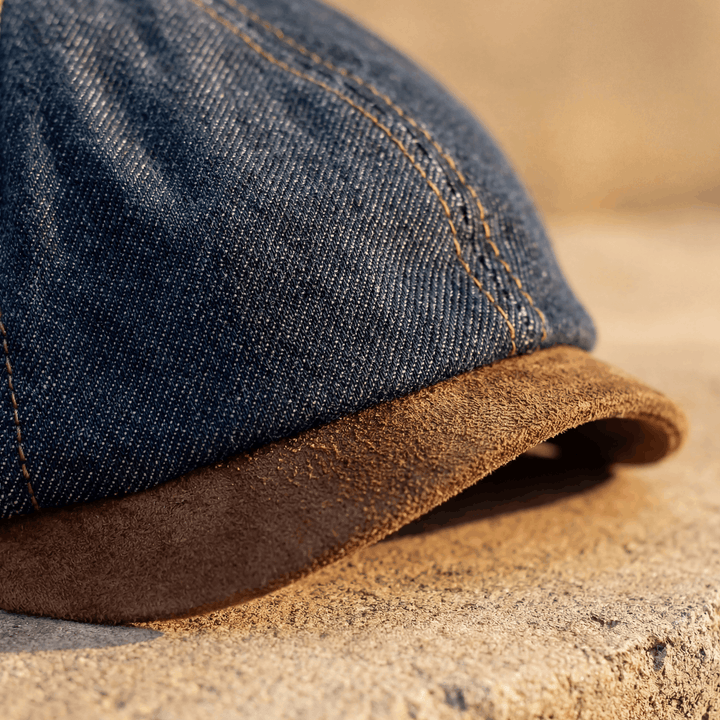 Élias | Casquette en Denim de Travailleur