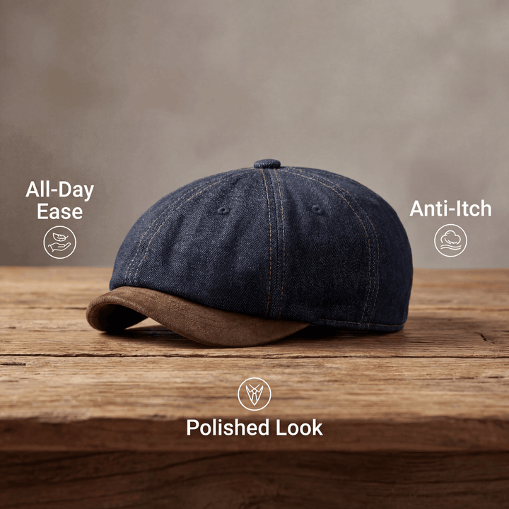 Élias | Casquette en Denim de Travailleur