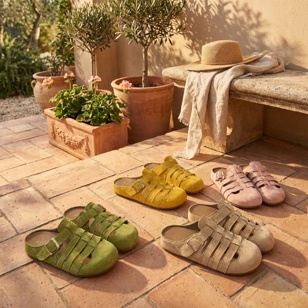 Nadja | Sandales Mules Confortables à Enfiler