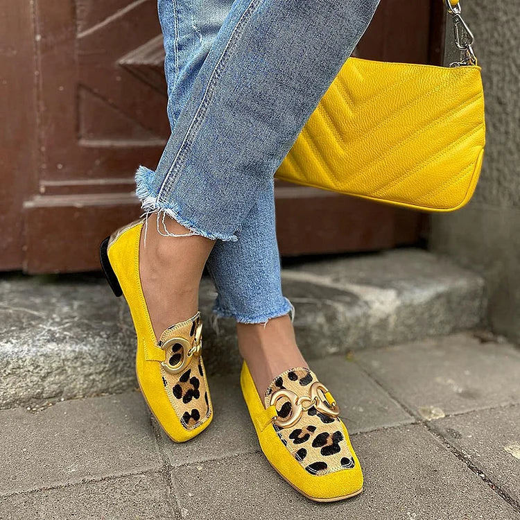 Scarlett | Mocassin avec imprimé animal