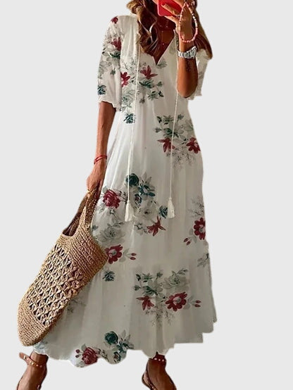 Alba | Robe d'été vintage bohème