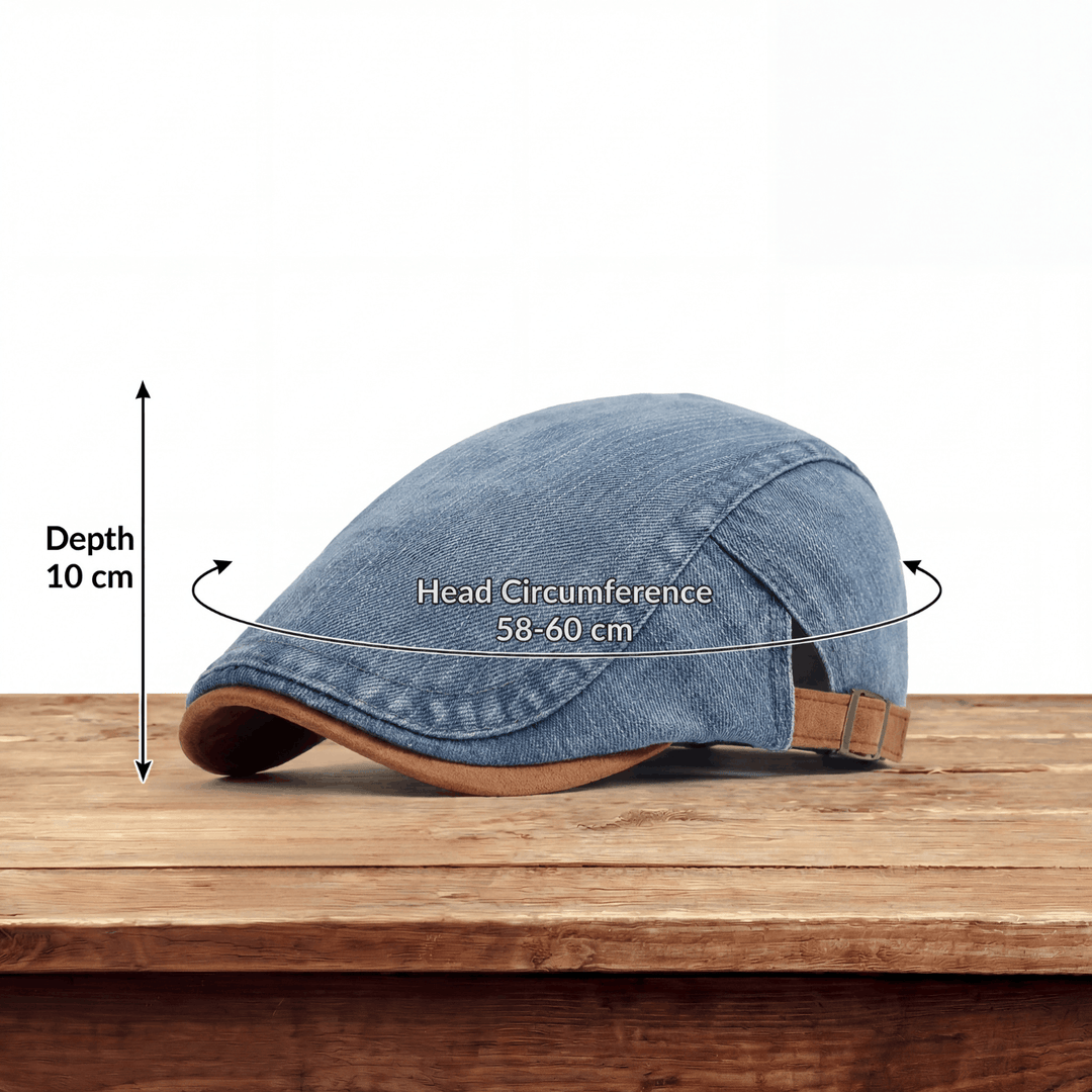 Albert | Casquette de Travail en Denim