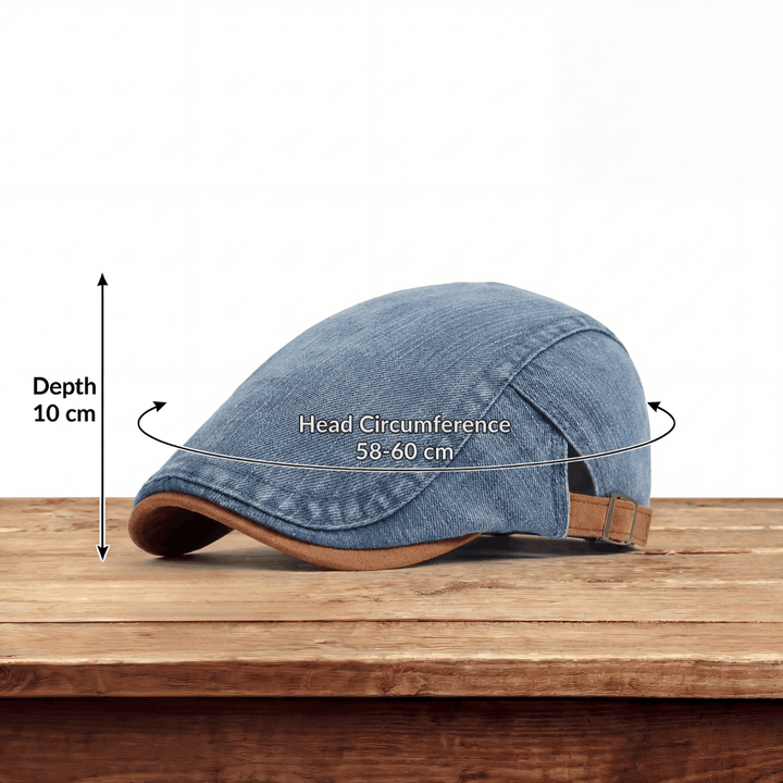 Albert | Casquette de Travail en Denim