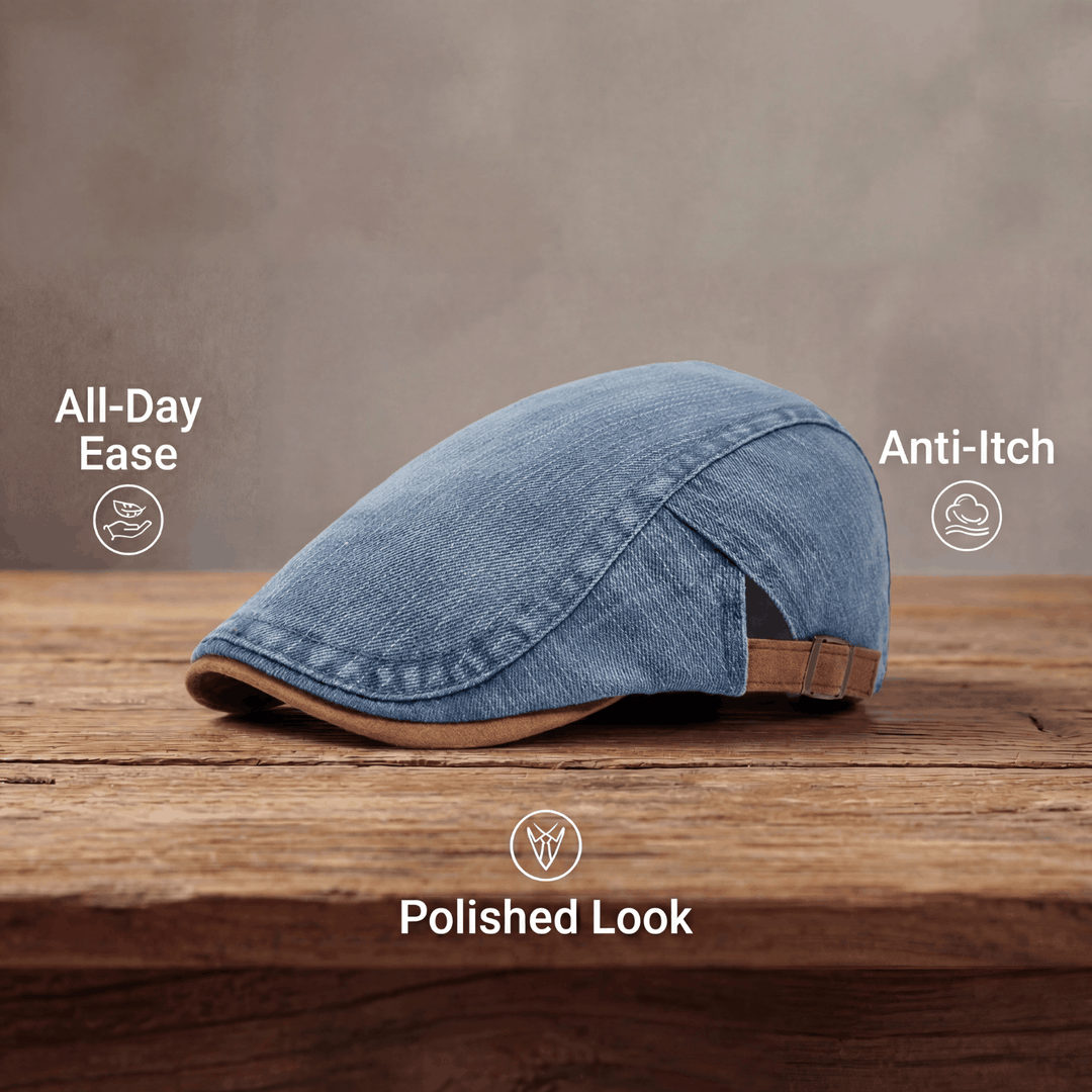 Albert | Casquette de Travail en Denim