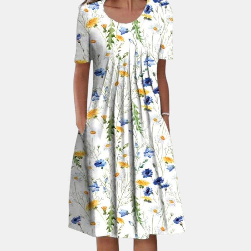 Gigi | Robe en Coton avec Couverture du Ventre