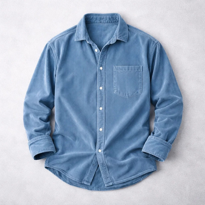 Mathieu | Chemise Classique En Velours Côtelé Pour Homme