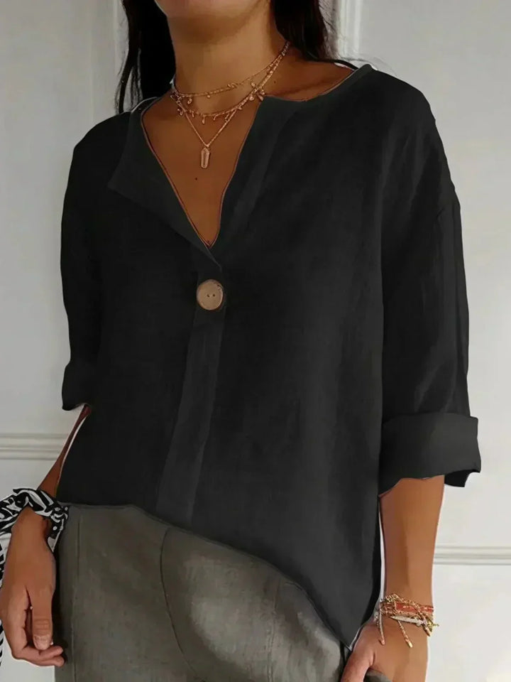 Zahira | Haut V-Neck Détendu