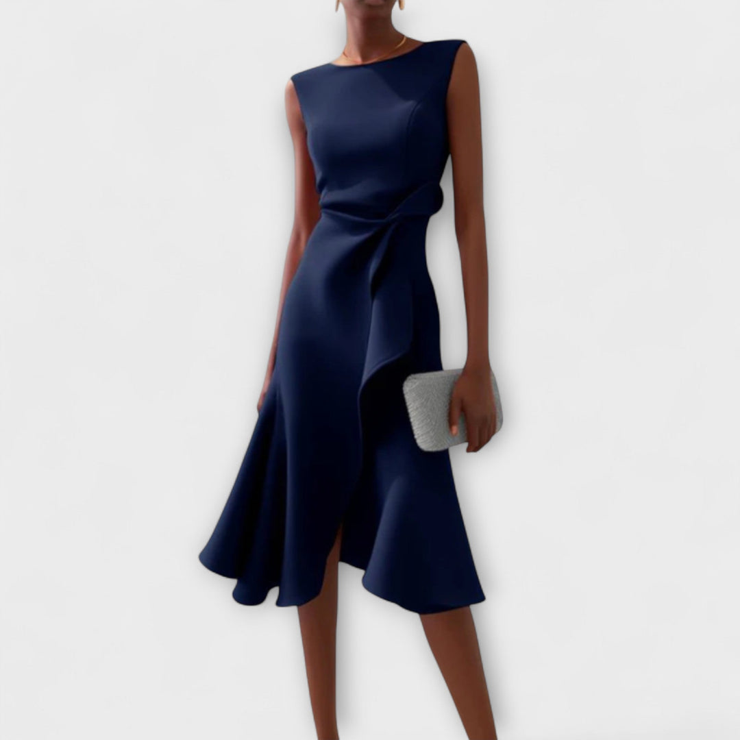 Denise | Robe Midi Sophistiquée