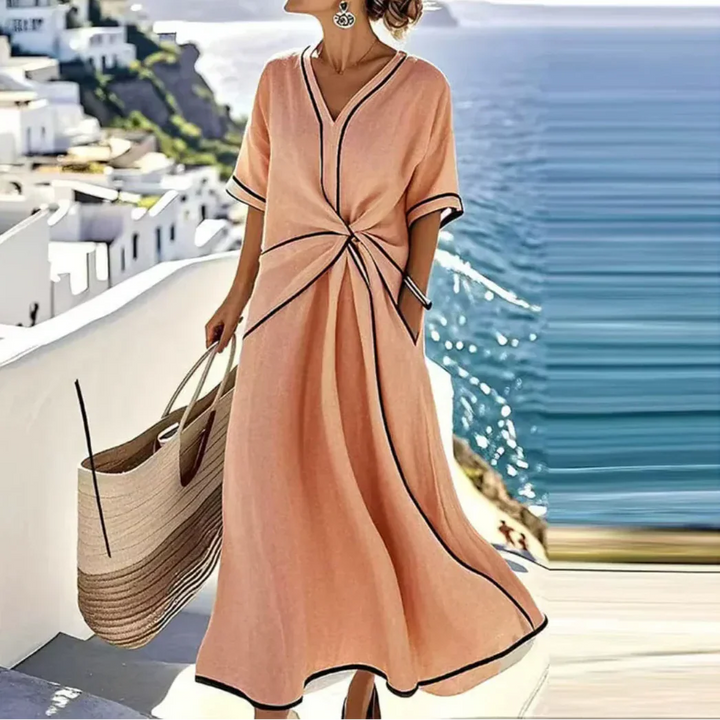 Moria | Robe élégante avec taille flatteuse et chic festif