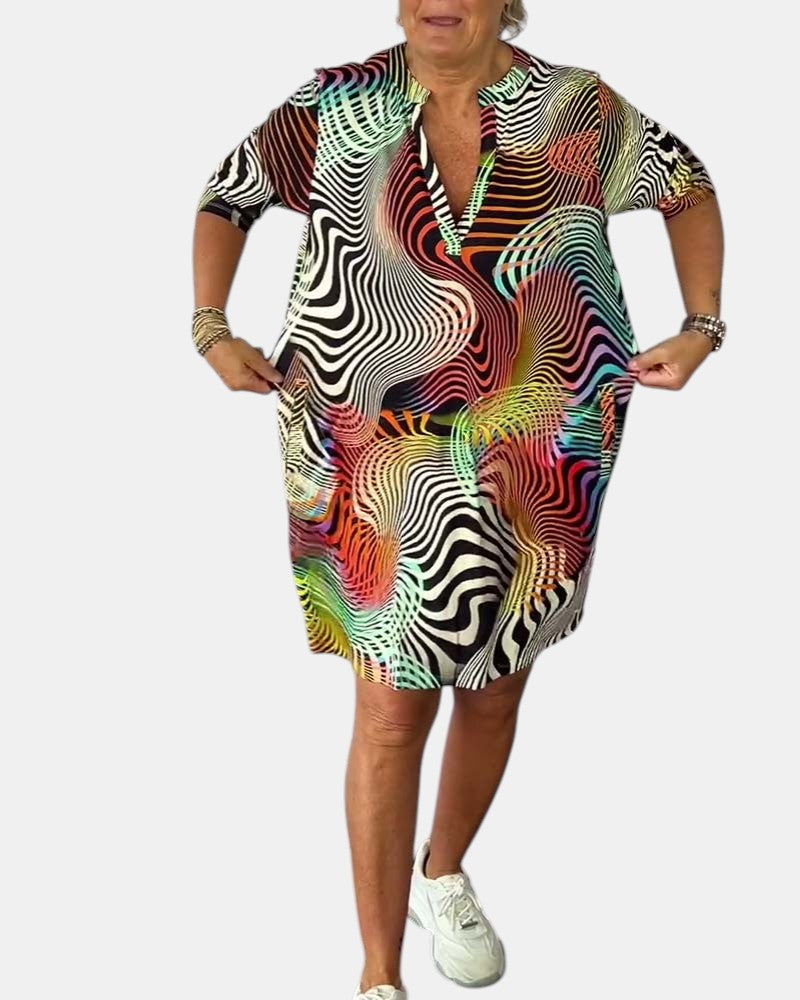 Jessica | Robe V en Couleurs