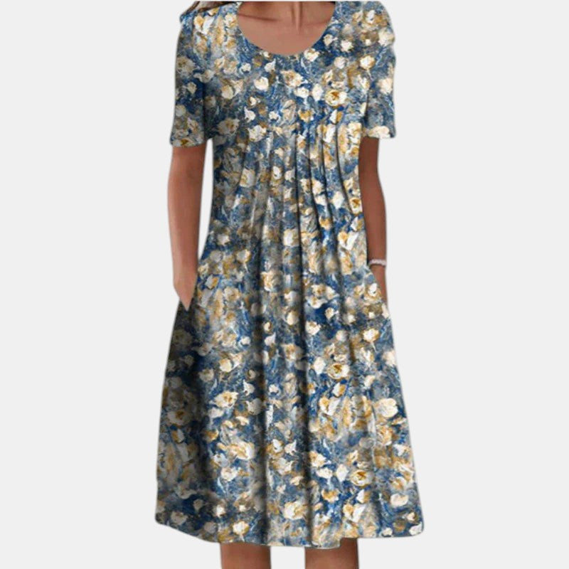 Gaëlle | Robe en Coton avec Couverture du Ventre