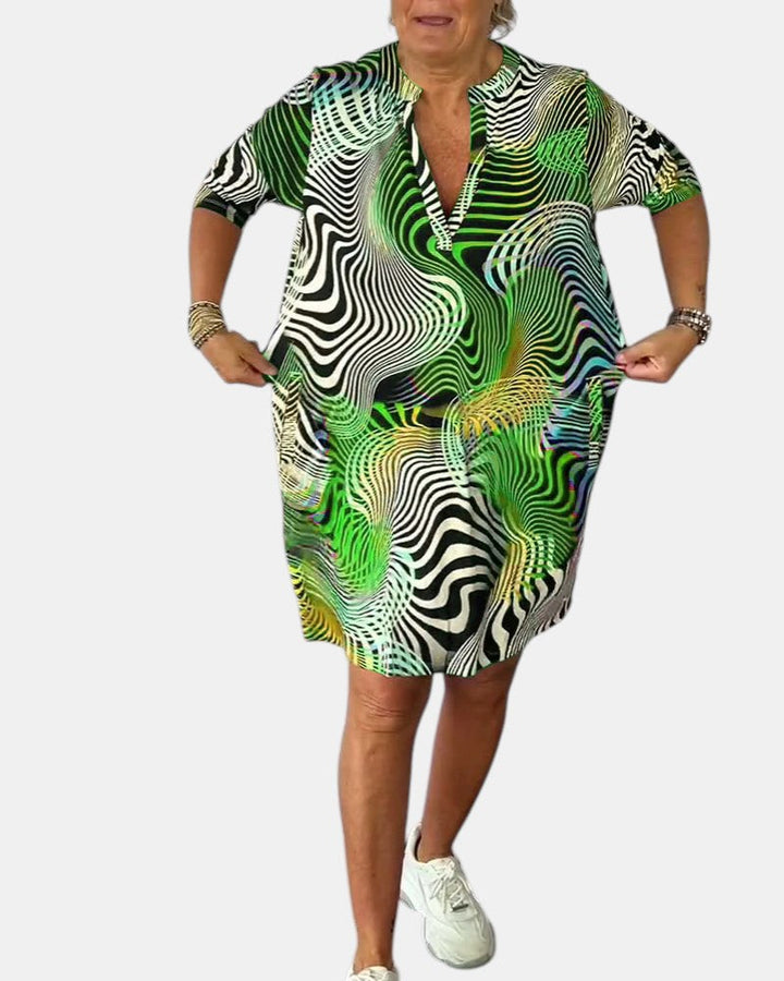 Jessica | Robe V en Couleurs