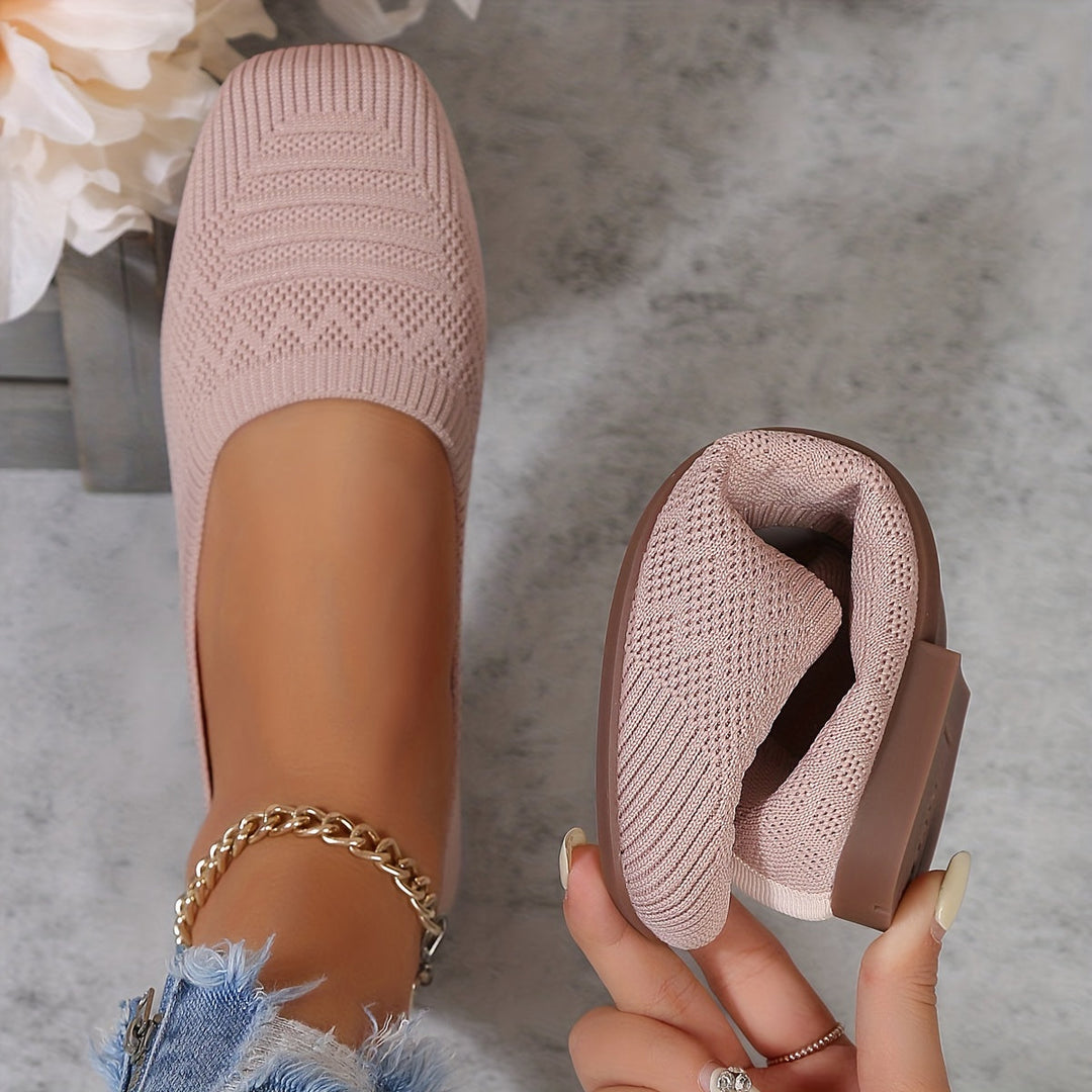 Olia | Ballerines Tissu Tissé Confort