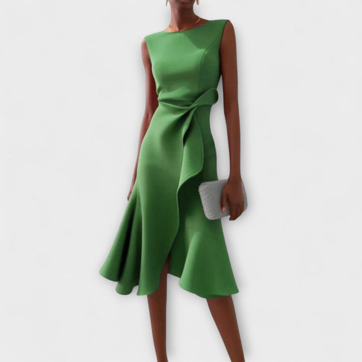 Denise | Robe Midi Sophistiquée