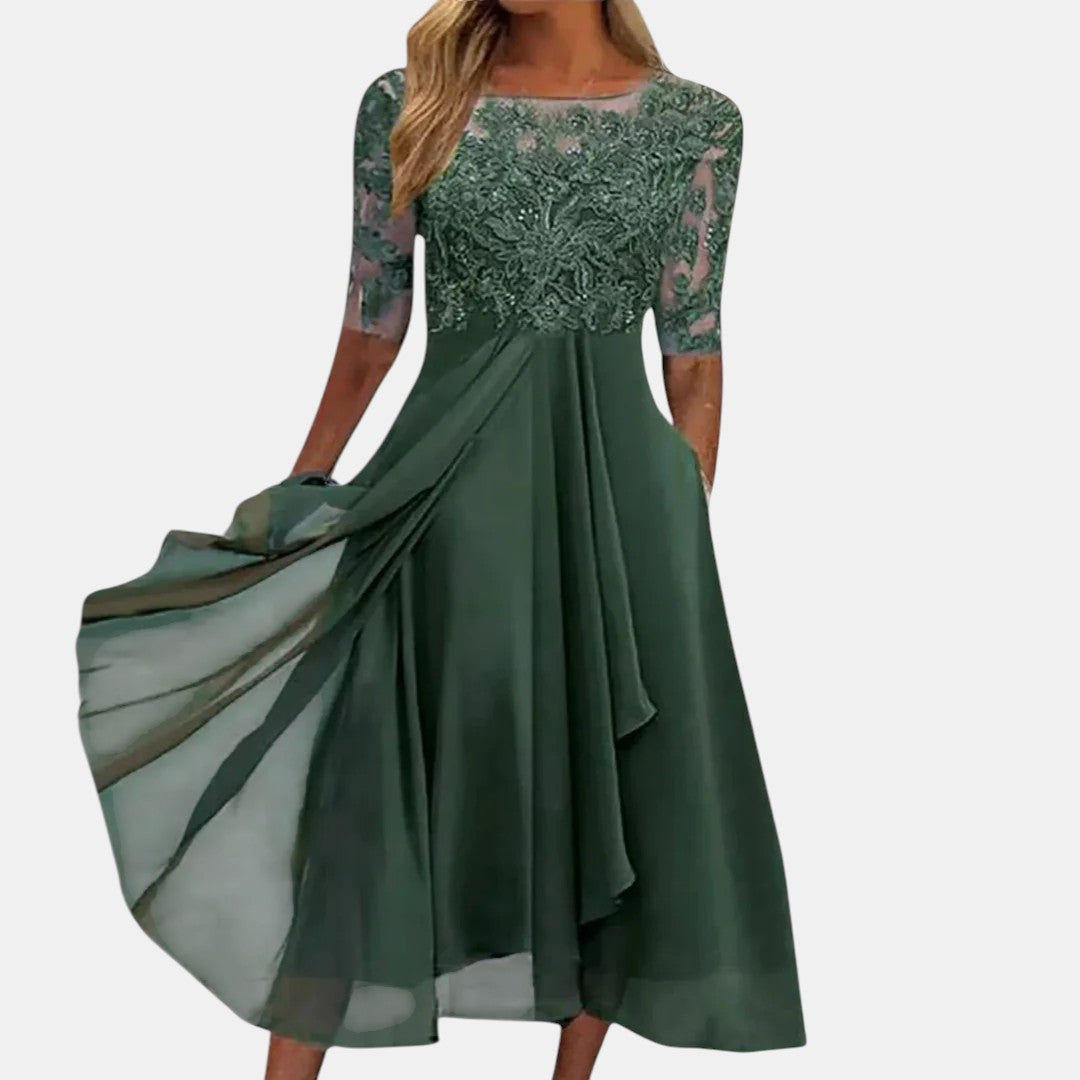 Rhonda | Robe en Dentelle Élégante