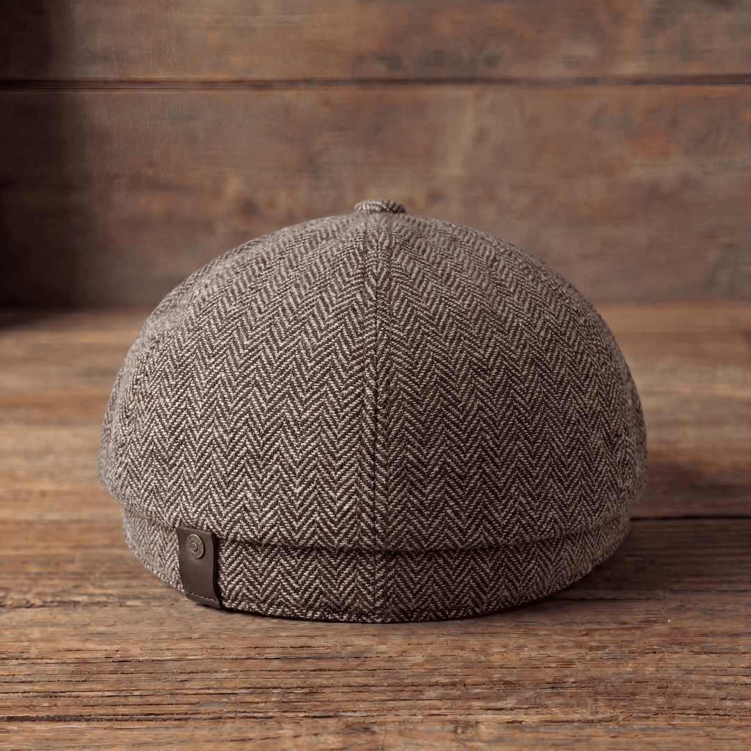 Nestor | Casquette en Laine Herringbone