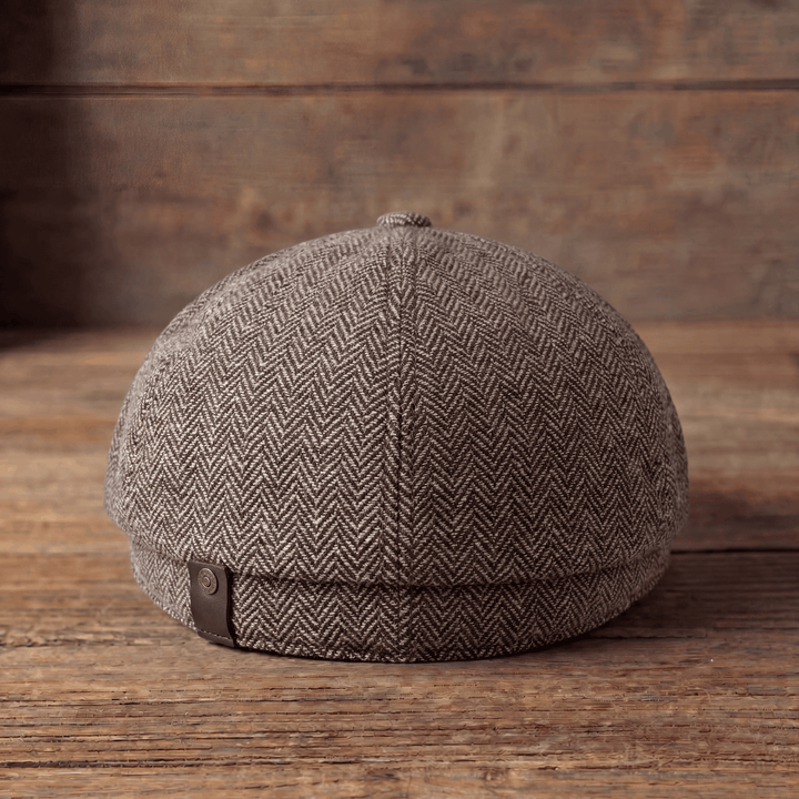 Nestor | Casquette en Laine Herringbone