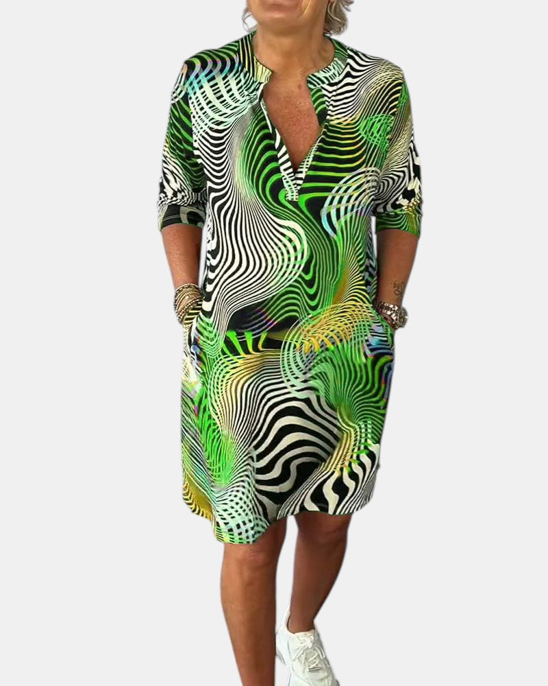 Jessica | Robe V en Couleurs