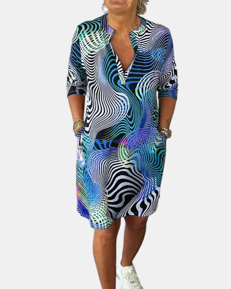 Jessica | Robe V en Couleurs