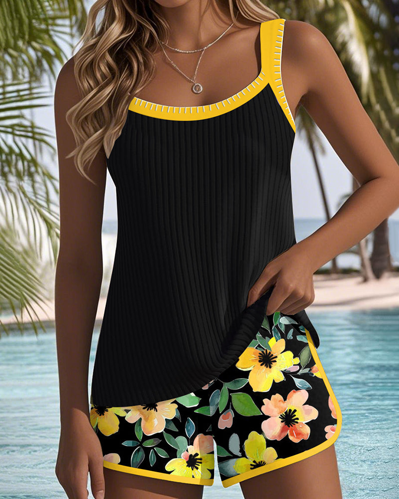 Lana | Ensemble de Tankini Élégant en Deux Pièces