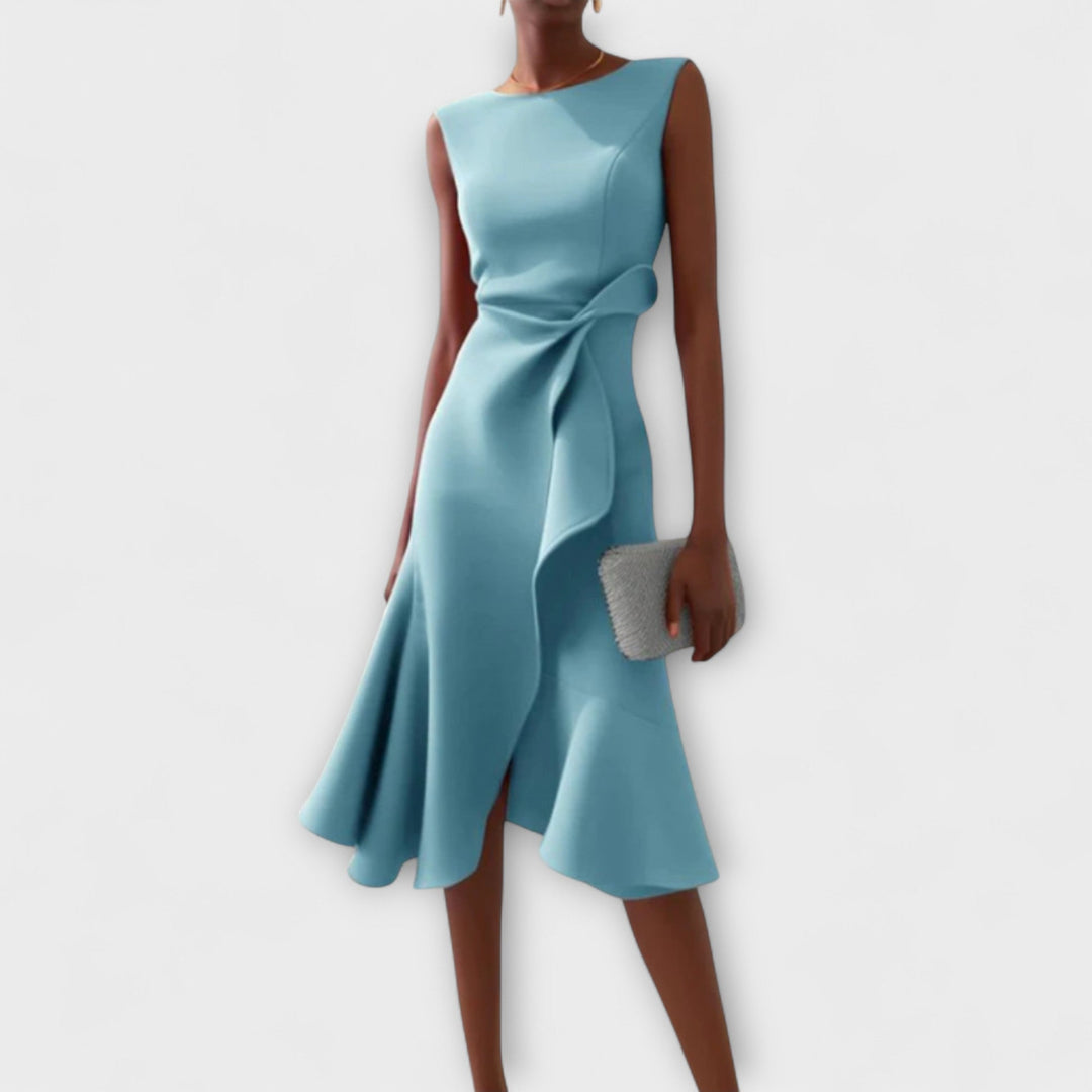 Denise | Robe Midi Sophistiquée