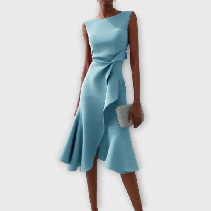 Denise | Robe Midi Sophistiquée
