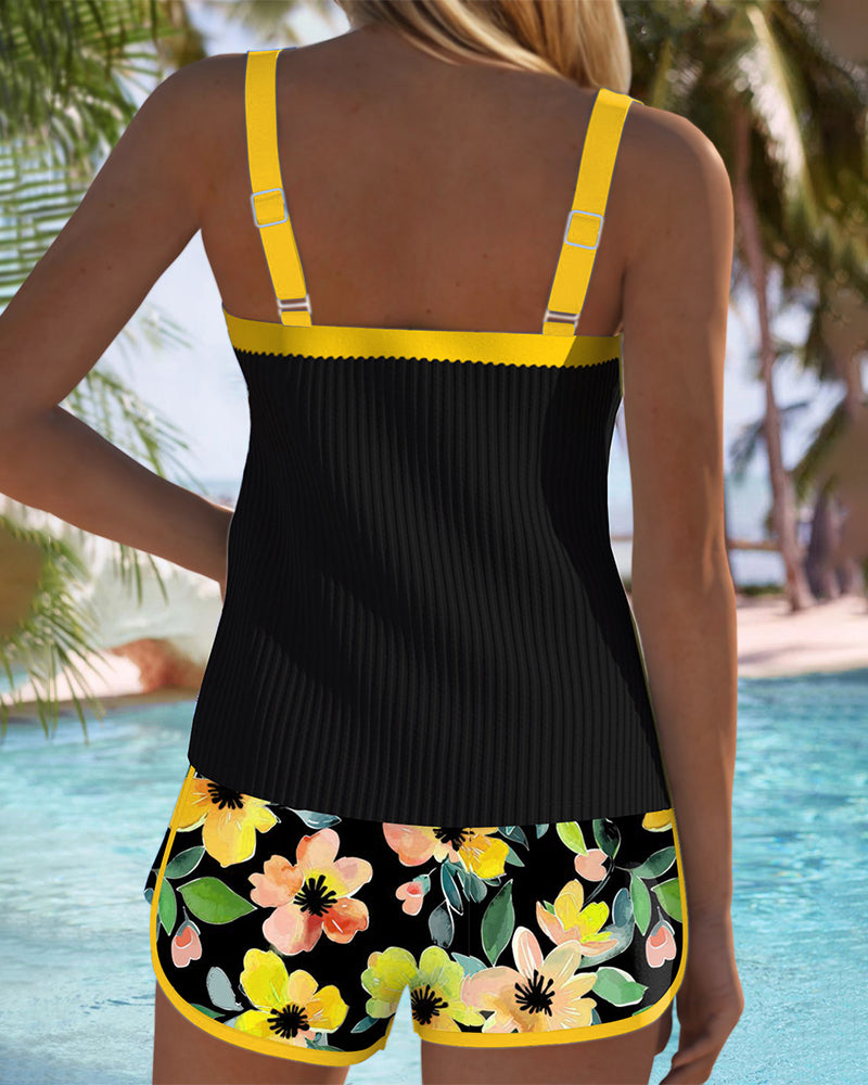 Lana | Ensemble de Tankini Élégant en Deux Pièces