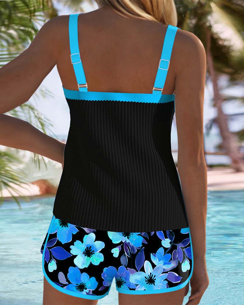 Lana | Ensemble de Tankini Élégant en Deux Pièces