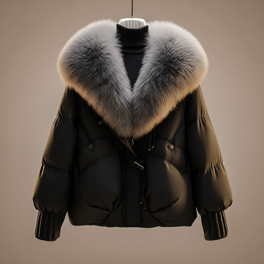 Élodine | Manteau élégant au col affirmé