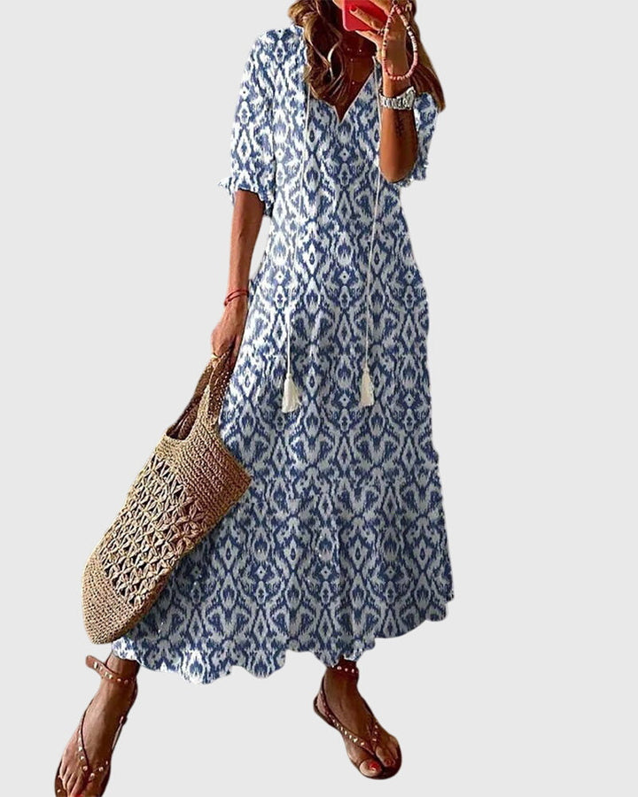Alba | Robe d'été vintage bohème
