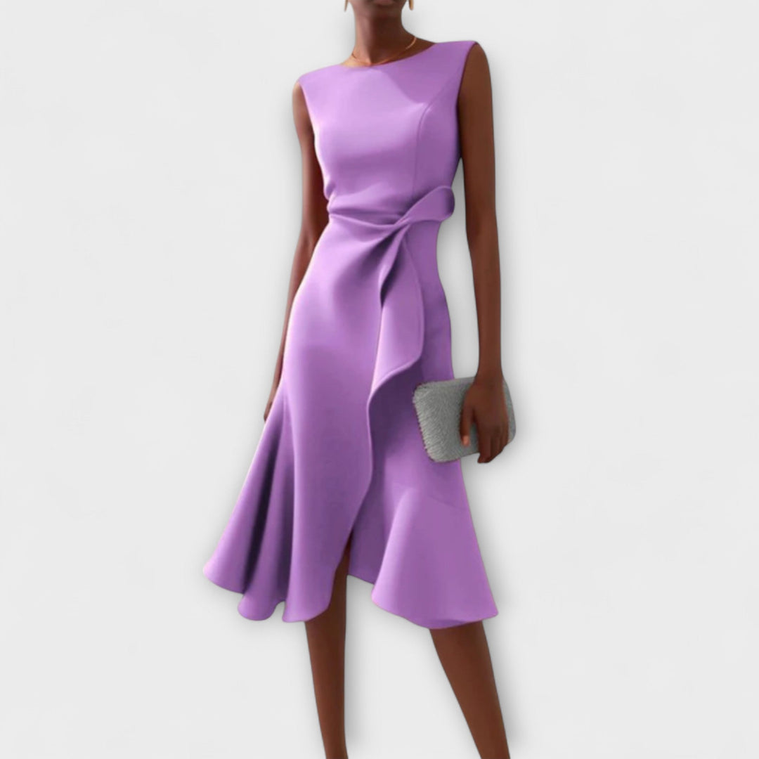 Denise | Robe Midi Sophistiquée