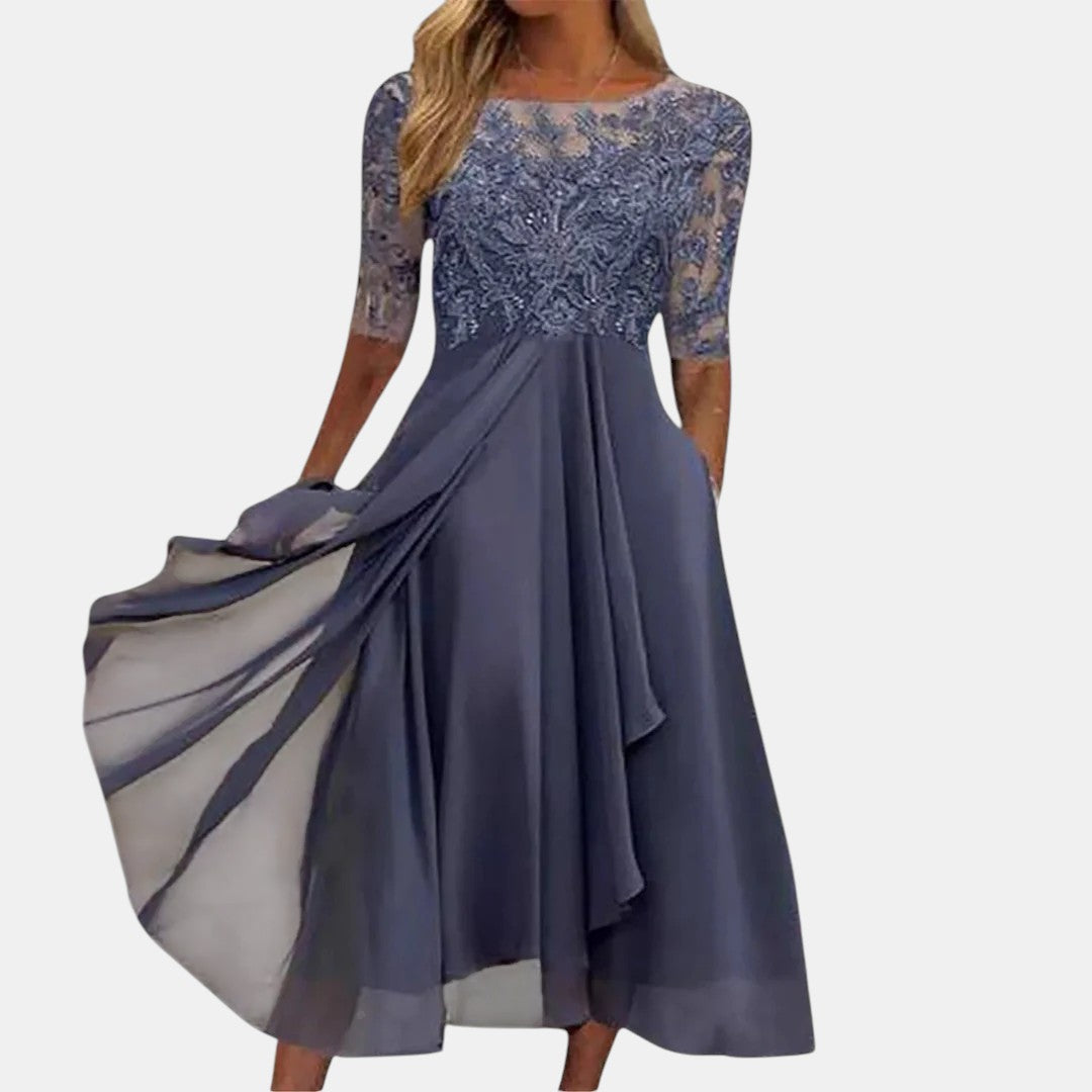 Raphaëlle | Robe en Dentelle Élégante