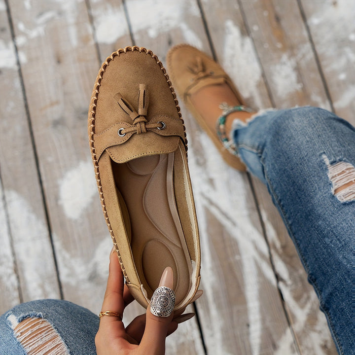 Nadine | Mocassins classiques avec détail à franges